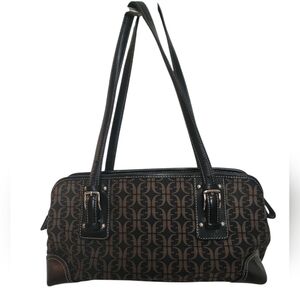 Fossil Y2k Brown and Black Handbag No Key Charm